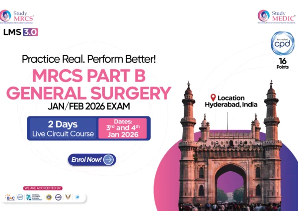 MRCS Part B General Surgery - 2 Days Live Onsite - Hyderabad