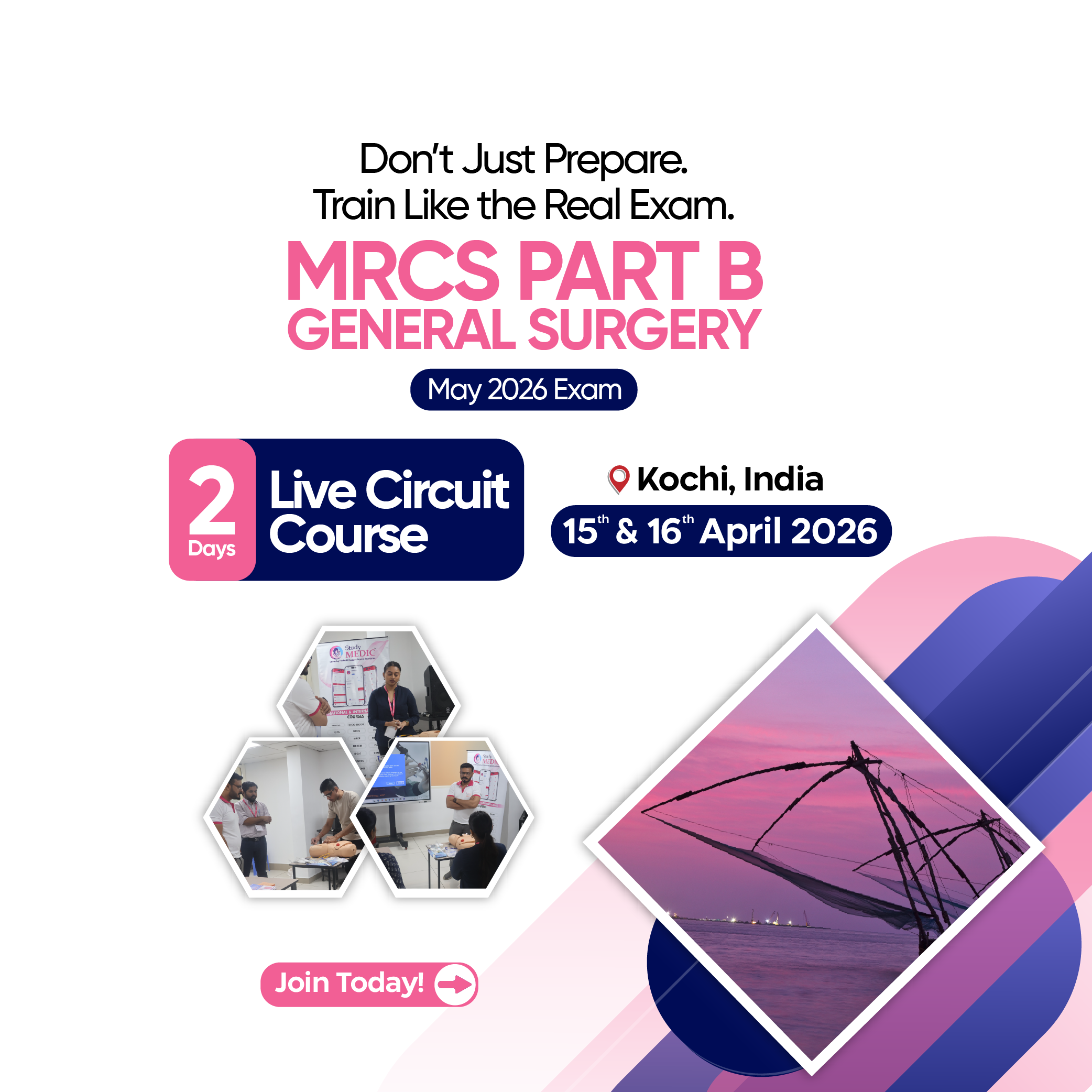 MRCS Part B General Surgery - 2 Days Live Onsite Kochi